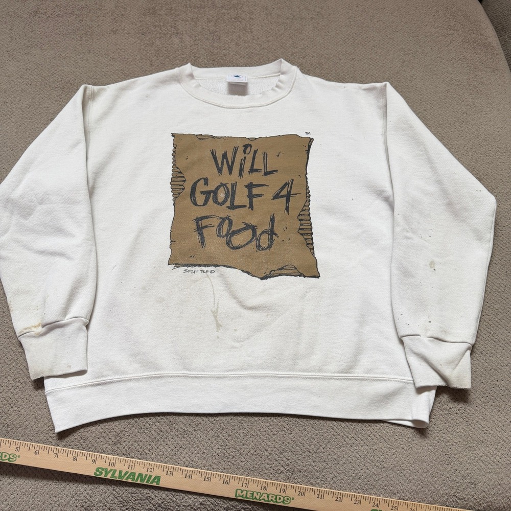 メンズウェア 90's DELTA GOLF SWEAT SHIRT MADE IN USA Delta | Shirts | Vintage 99s Delta Will Golf 4 Food Graphic